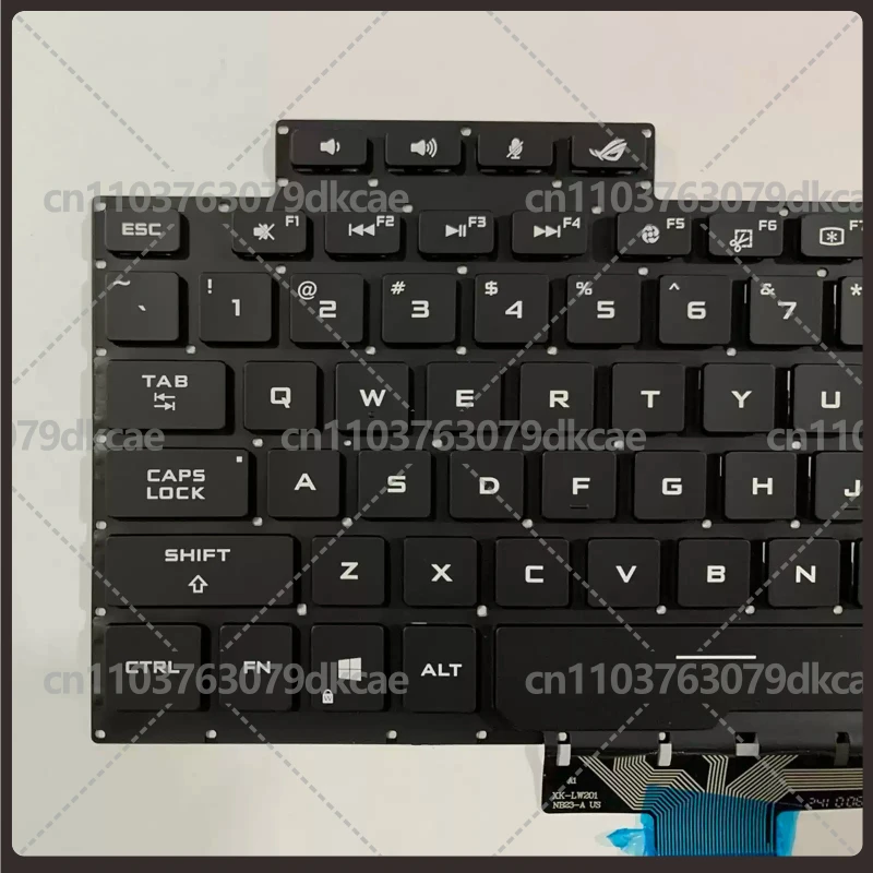 US Layout for ASUS ROG G14 Zephyrus G14 GA401Q GA401U GA401V Laptop Keyboard