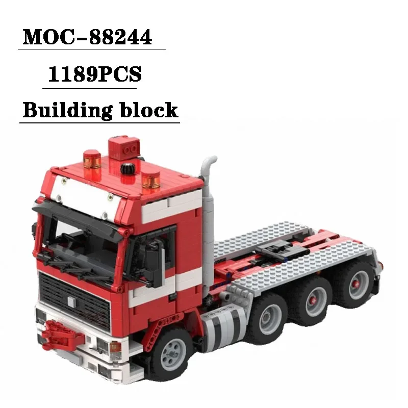 

MOC-88244 Building Block Toy 1990 Volv F16 8x4 Model Plastic 1189PCS Truck Puzzle Boy Toy Birthday Christmas Gift Ornament