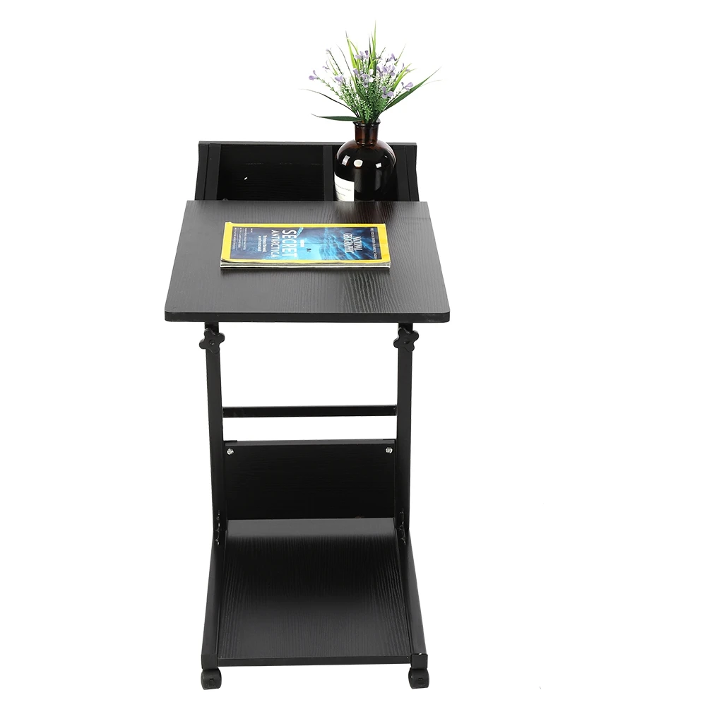 مكتب كمبيوتر محمول قابل للإزالة مكتب كمبيوتر محمول محمول متعدد الوظائف مكتب كمبيوتر محمول قابل للإزالة مع عجلات درج أريكة تتحول لسرير كتب وجبة خفيفة #5