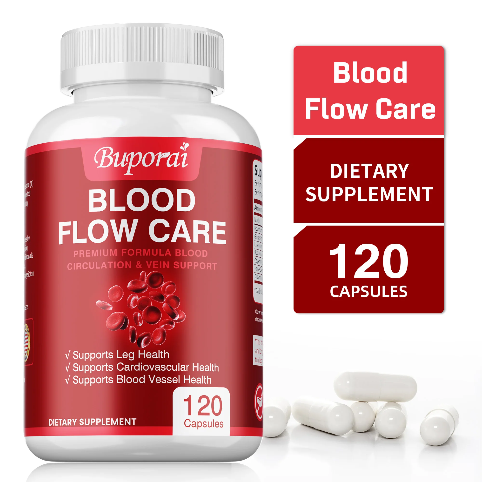 

Уход за кровотоком — улучшает кровообращение, баланс кровяного давления, поддерживает вени ног, способствует здоровью сердца и мозга.