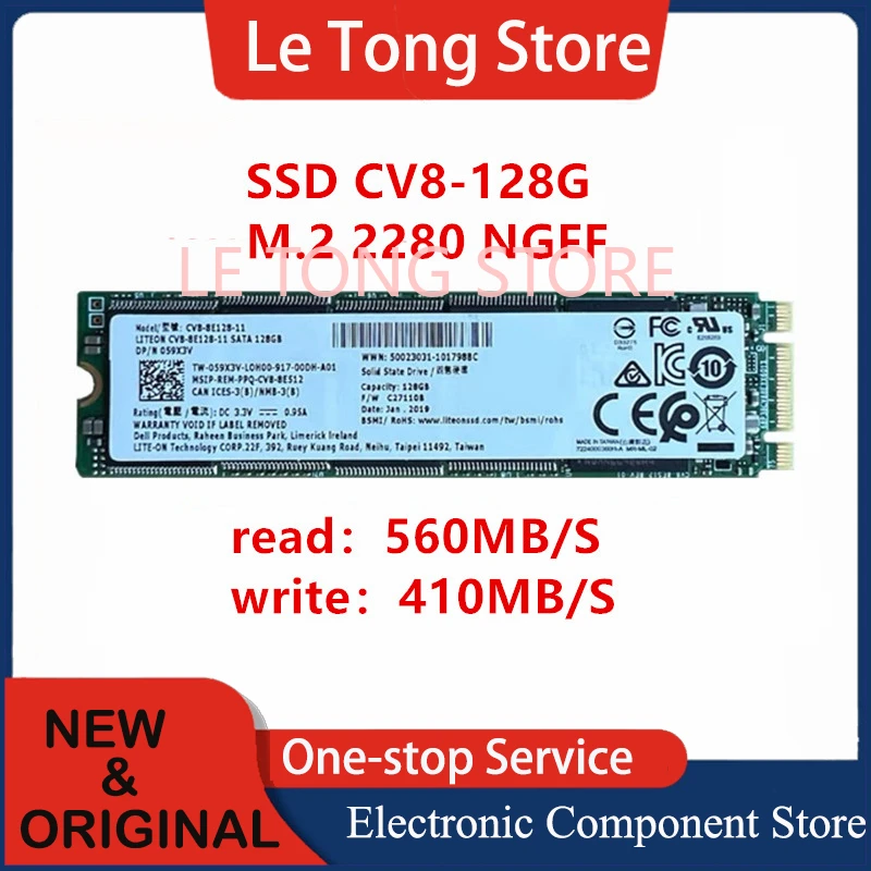 

The new OriginalFor LITEON CV8-128G SSD SATA interface NGFF mode supports laptop desktops