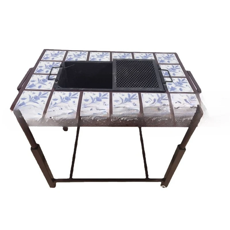 

Rectangle outdoor indoor lift wood stove, fire pit, heating stove, carbon brazier