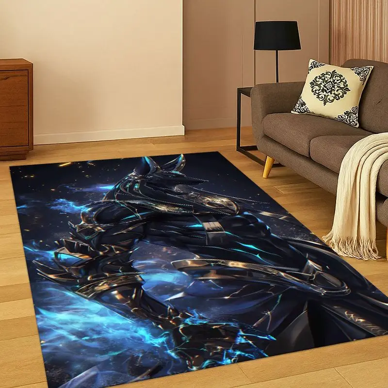 Ancient Egypt Death Anubis Pharaoh Cartoon Carpet Rug for Bedroom Living Room Sofa Playroom Doormat Home Decor,Area Rug Non-slip