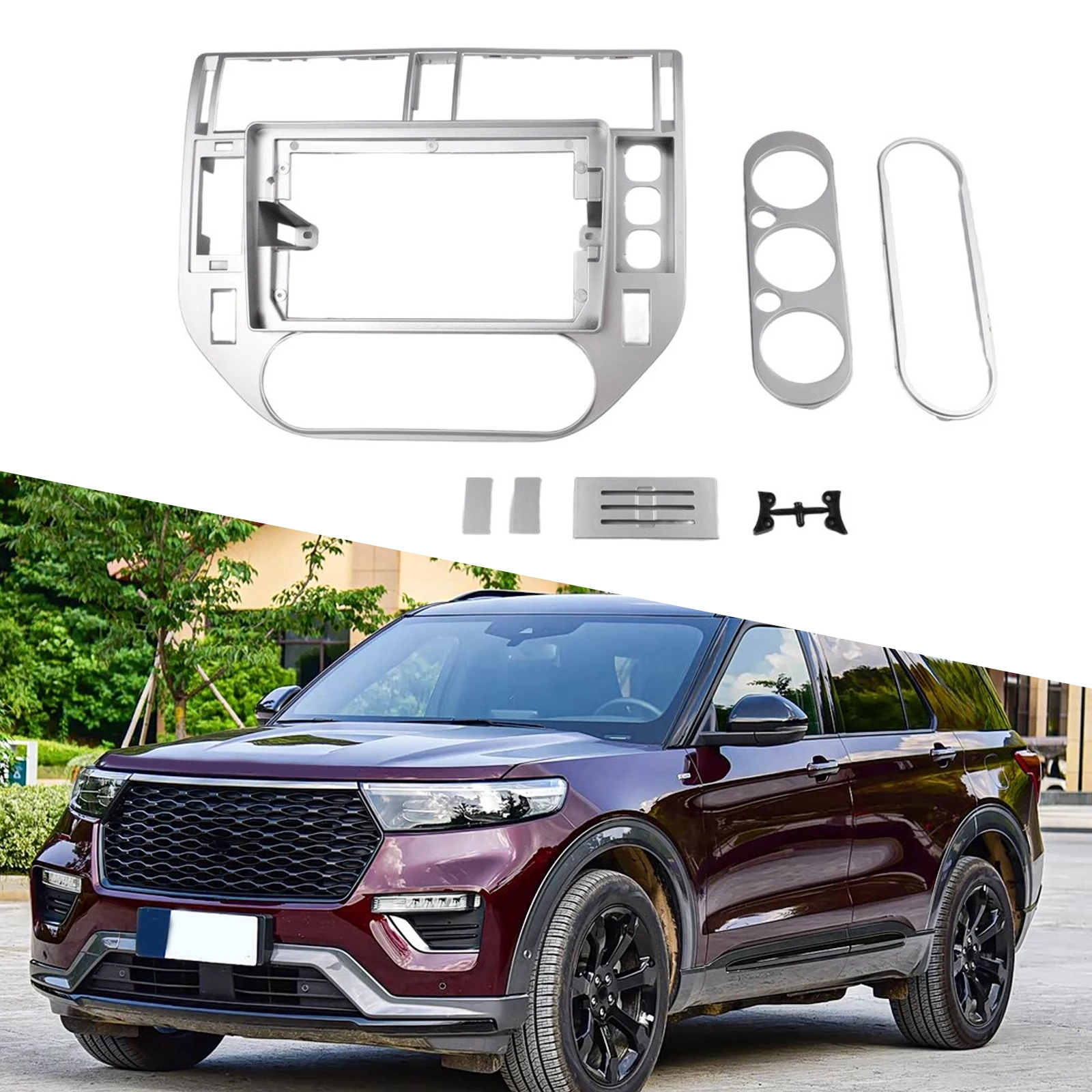 Dashboard Surround Bezel Panel No Vehicle Damage Install Car Styling Upgrade As Shown In The Figure Dashboard Surround