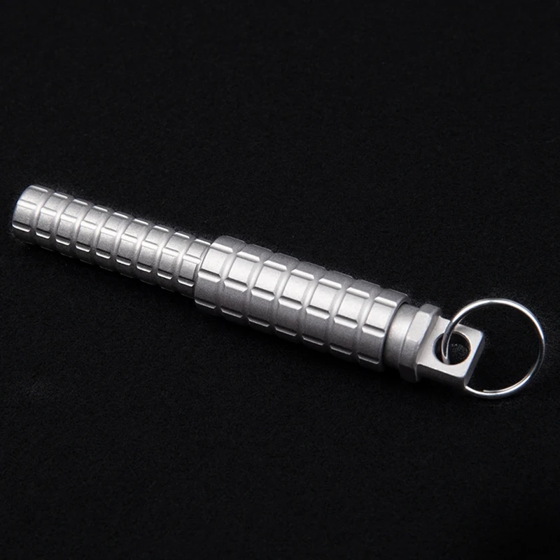 Multifunctional Titanium Alloy Mini Pocket Pen Key Chain Pen Portable Writing Pen