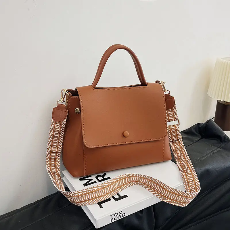 

Vintage Fashion Style Designer Bag Women Top Hand Bags PU Leather Women's Handbags Purses