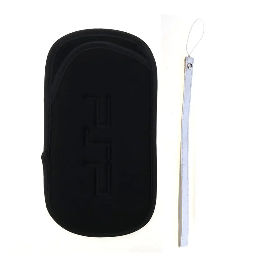 JCD мягкая защитная сумка для хранения экрана чехол с ремешком на запястье для консоли PSP 1000 2000 3000