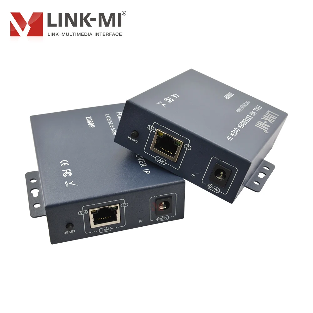 موسع HDMI KVM بطول 200 متر عبر IP، USB Loop Out، HDCP1.4، MJPEG، التوصيل والتشغيل، نقطة إلى متعددة النقاط، وضع المتتالي
