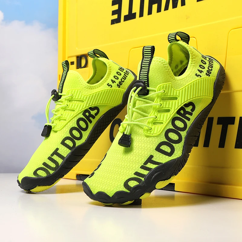 Фото Мужская обувь для воды, новинка 2023 года, нескользящая обувь для дышащих пар, быстросохнущие пляжные кроссовки для плавания, домашняя многофункциональная обувь для йоги - фото товара