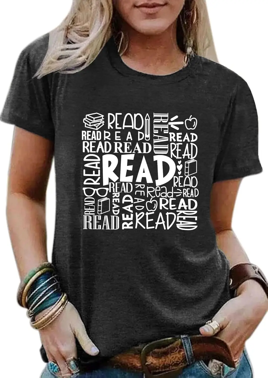 Read Shirt for Womens Funny Bookworm T-shirt Readers Gonna Read Tee Shirt Gift for Book Lovers Tee Tops Vintage Classic Tshirt