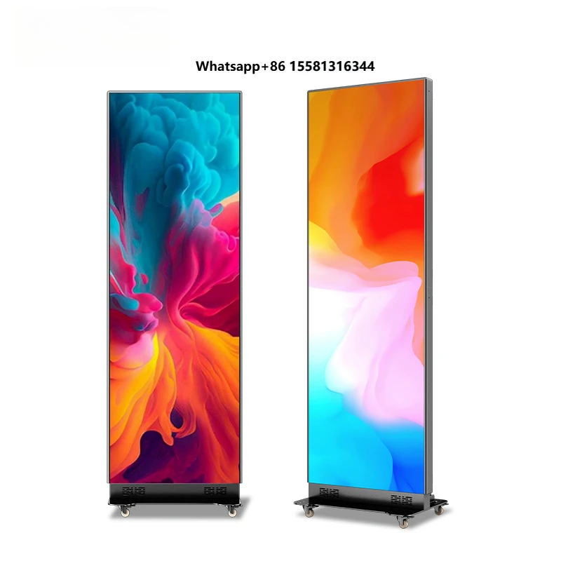 USER LED Poster P1.86 P2 P2.5 Standing Poster LED Display Advertising Digital Signage Full Color HD Indoor Event Rental Display