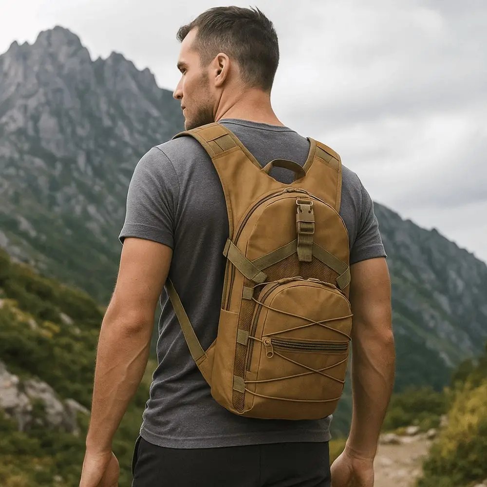 

Water Resistant Cycling Climbing Backpack Waterproof Adjustable Fishing Bike Bag Oxford Ultra-light Sports Knapsack Outdoor