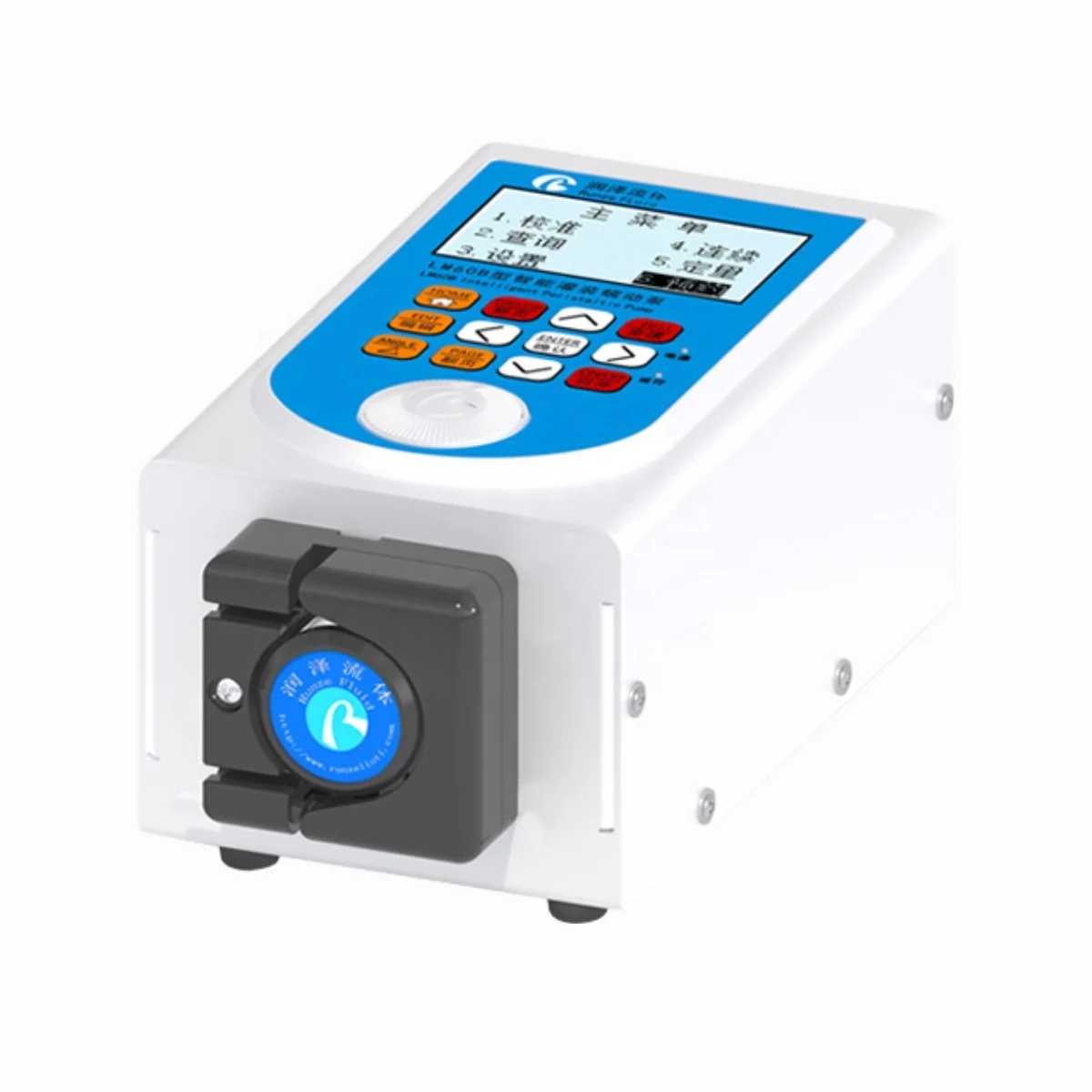 LM60B محرك متدرج مضخة تمعجية دقيقة لملء المختبر بدقة ± 0.1 دورة في الدقيقة #4