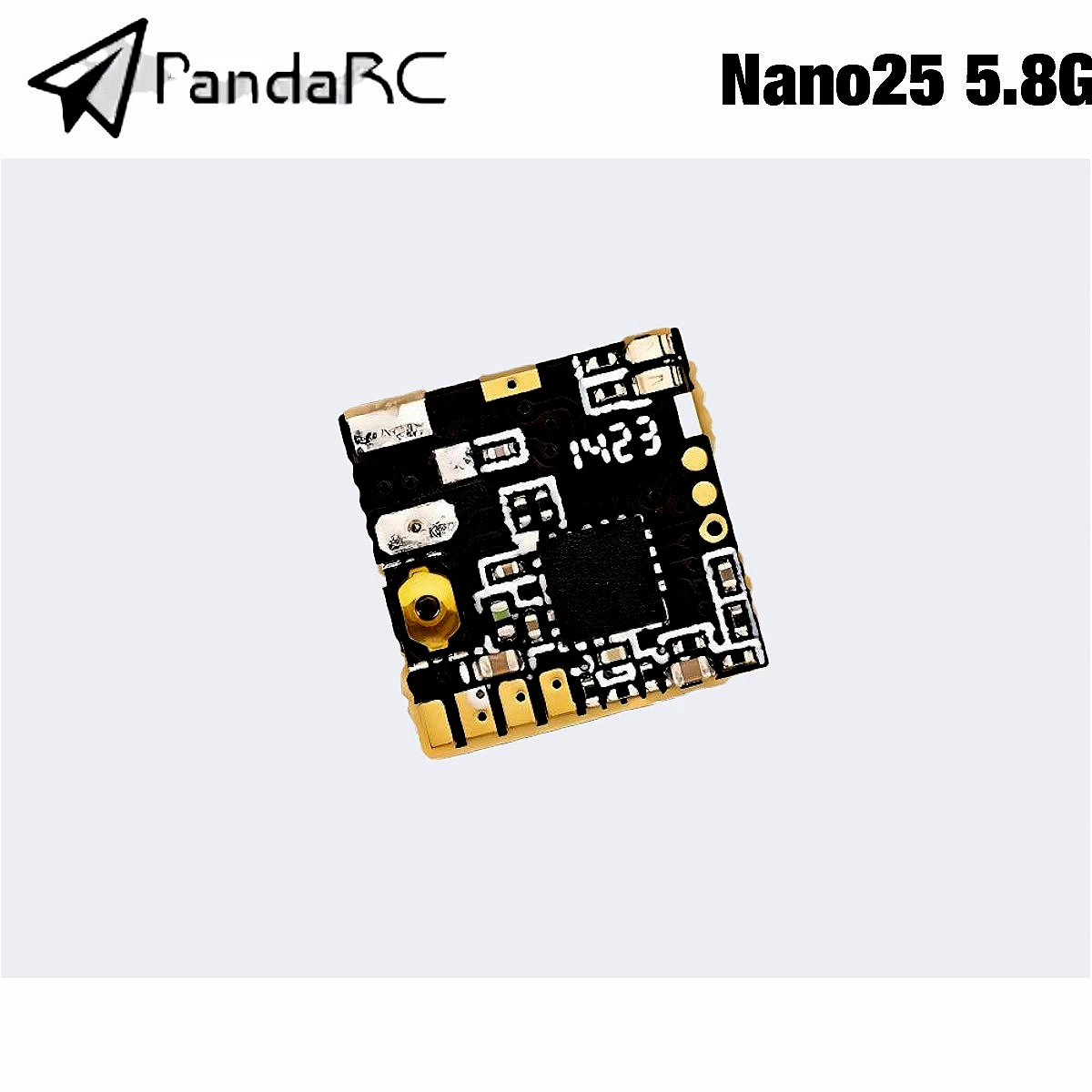 

PandaRC Nano25 5,8G 40CH 25 МВт FPV видеопередатчик OSD Регулировка параметров NTSC/PAL для FPV RC Drone