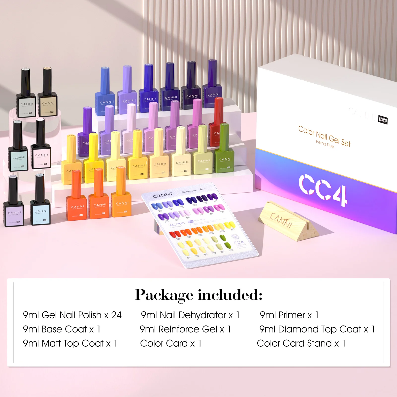 CANNI 30-teiliges Nagel-Gel-Nagellack-Set CC Collection TPO/Hema Free Fall Nails Weihnachts-Gel-Lack Soak Off Semi Permanent Gel-Set – Detail 10