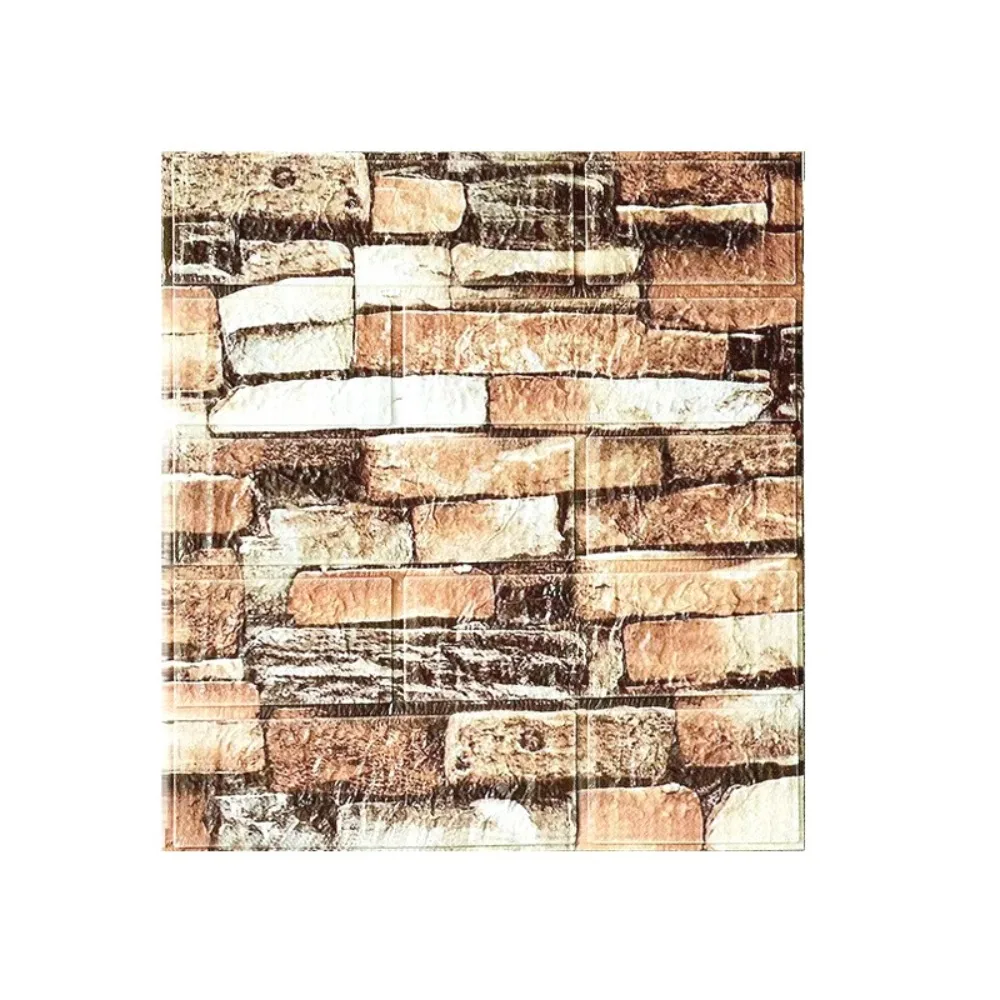 

Водонепроницаемые 3D-наклейки под кирпич для стен, самоклеящиеся, отслаивающиеся, маслостойкие, в стиле ретро