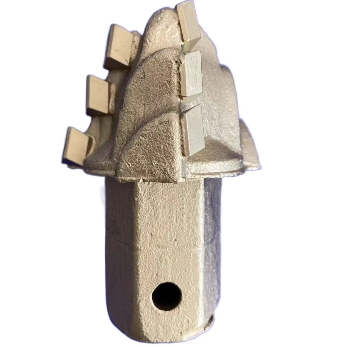 Long spiral drilling rig lead hole pile driver tip modified excavator front center alloy drilling cutter drill bit