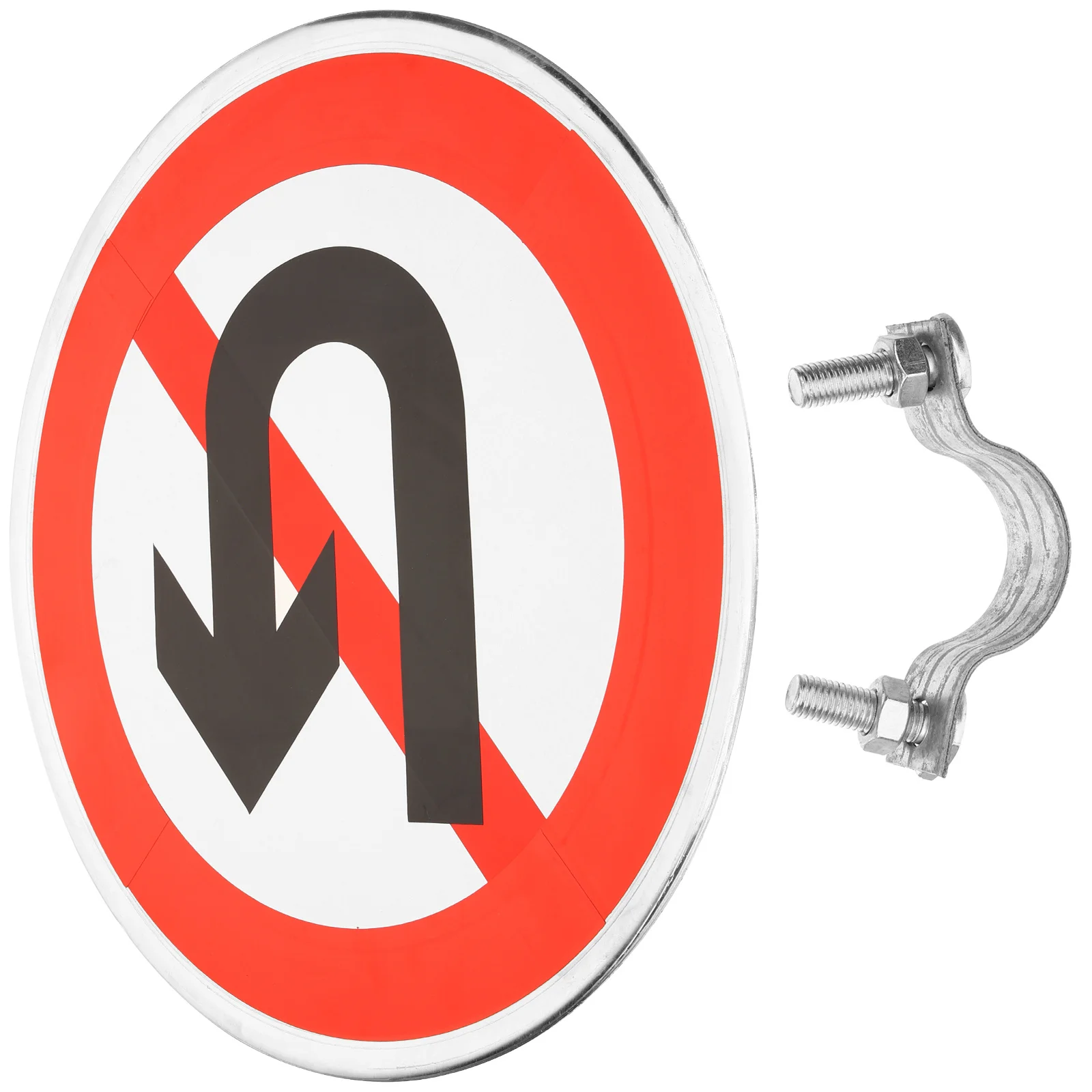 

Durable Metal No Turn Around Sign Reflective Driveway Privacy Road Number Signs for Yard Privacy Sign for Driveway