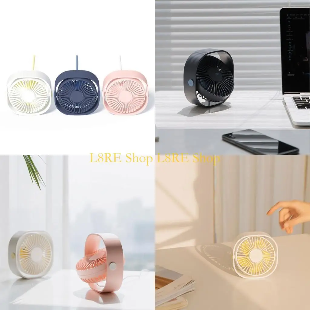 

L8RE USB Зарядка 3 Gear Wind Wind Ventilator Portable Fan Desktop Commundy Conditioner-Fan-Fan