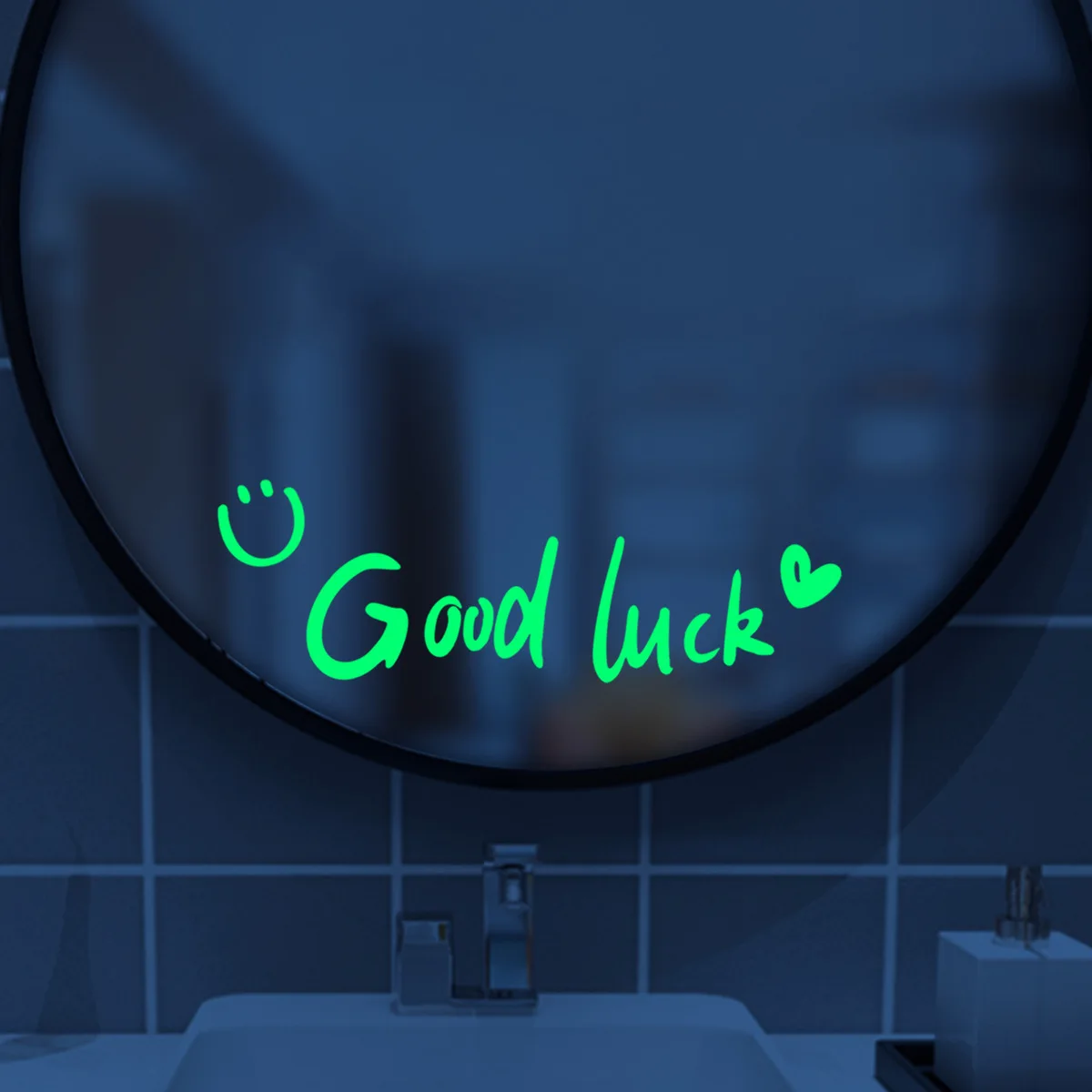 

30*10cm English Good Luck Colorful Wall Stickers Background Wall Living Room Bedroom Study Decorative Diy Wall Stickers Jdx008