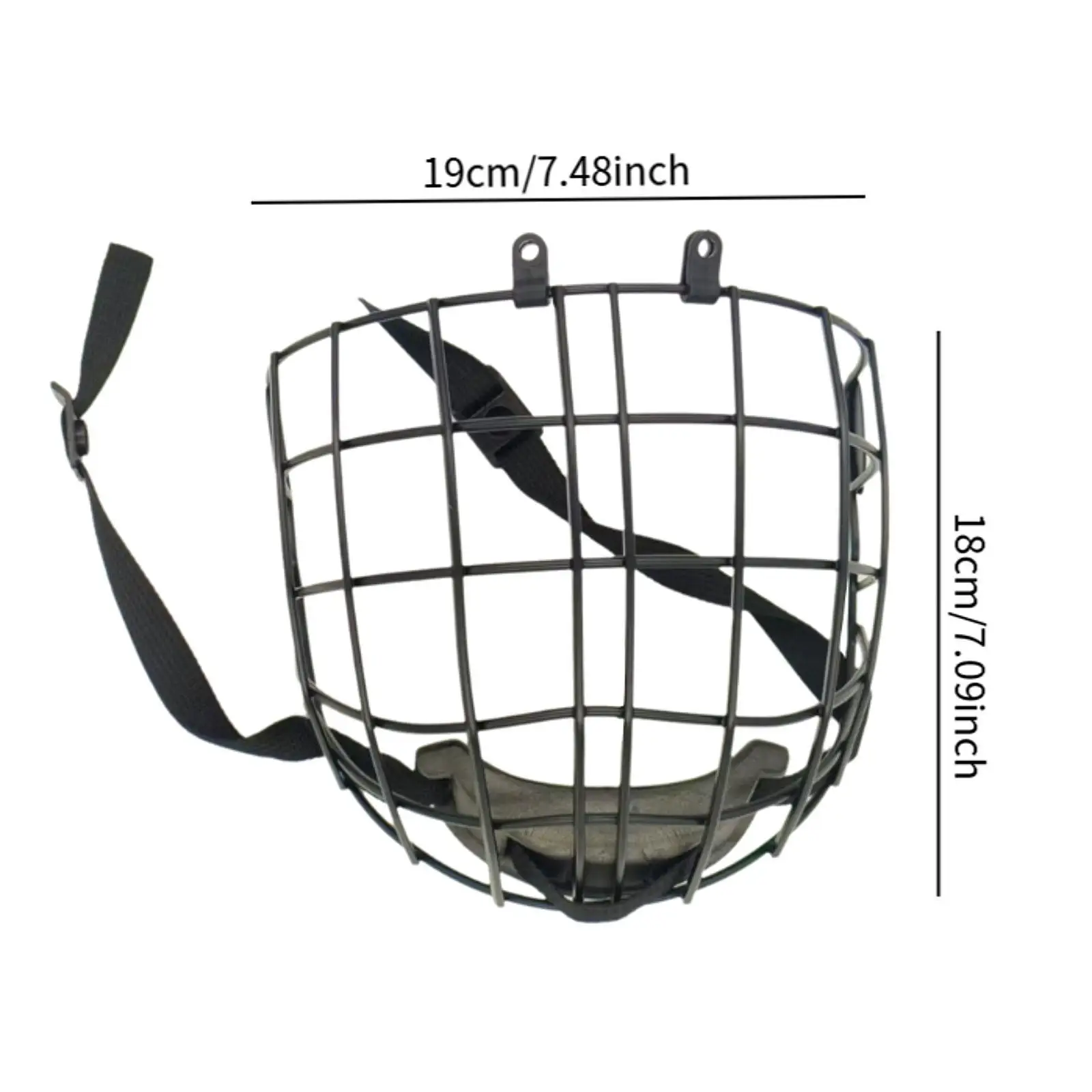 Hockey Face Guard Professionele lichtgewicht draad gelaatsscherm Bescherming Hockeyhelmkooi voor ijshockey Dryland hockeyspel