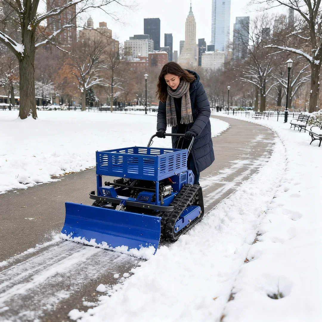 

Газонокосилка с дистанционным управлением по индивидуальному заказу, прямая продажа с фабрики — инновационный гусеничный станок 2025 года со снежным толкателем, простота в эксплуатации