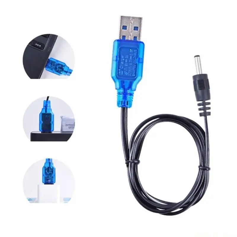 M5TD USB Cable 3.7V 3.5mm Connectors USB to DC3.5mm Cable USB to DC3.5mm Cable for Lithium Batteries in RCToy
