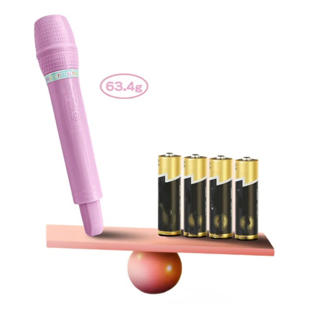 5 Colors Simulation Microphone Props Microphone Pretend Toy Fake Microphone Costume Prop For Home Bar Party Decoration Kids Gift