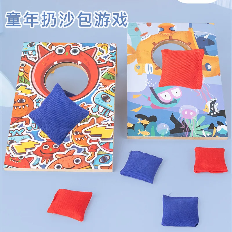 

Throwing sandbag toy throwing sandbags in circles toy parent-child PK children's tossing ring toys kindergarten sports game