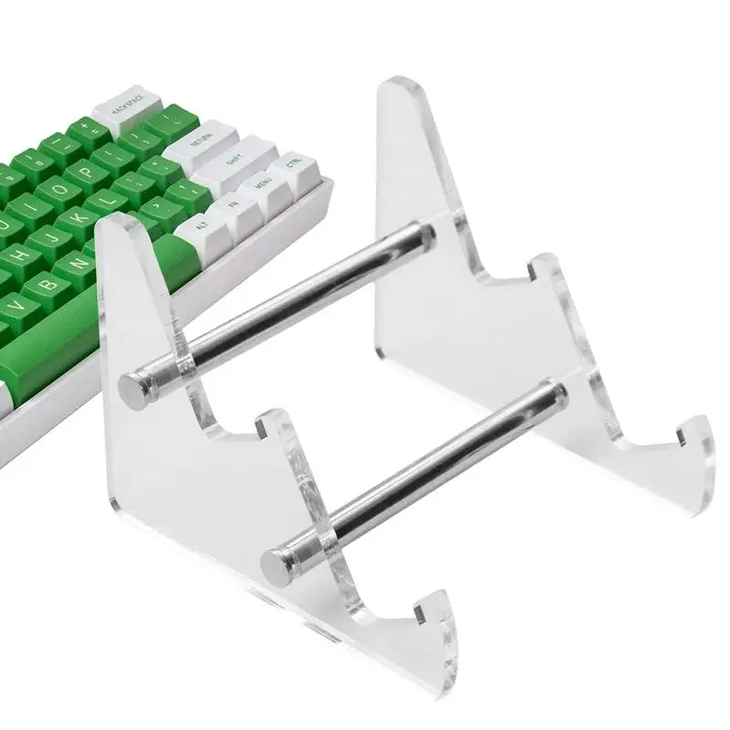 

3/2/1 Tiers Keyboard Display Stand Transparent Acrylic Keyboard Stand Computer Detachable Mechanical Keyboard Rack For Home