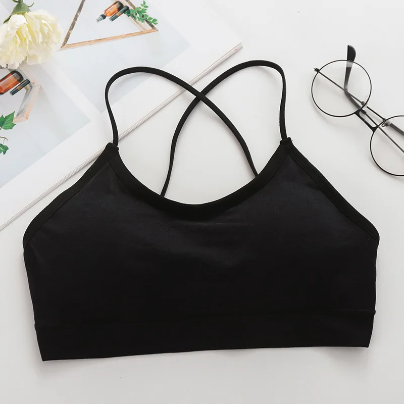 Women Sports Bra ross Strap Push Up Sport Bra Top Yoga Gym Crop Top Brassiere Fitness Top Sport Breathable Beauty Back Bras