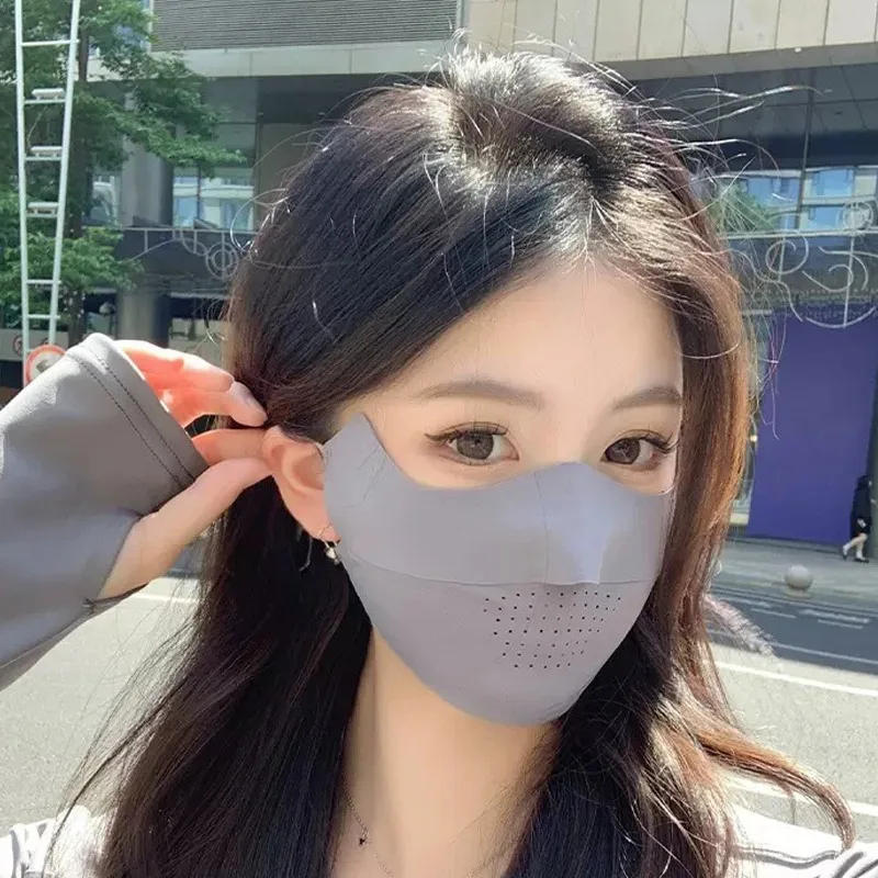 Summer Ice Silk UV Face Mask 5