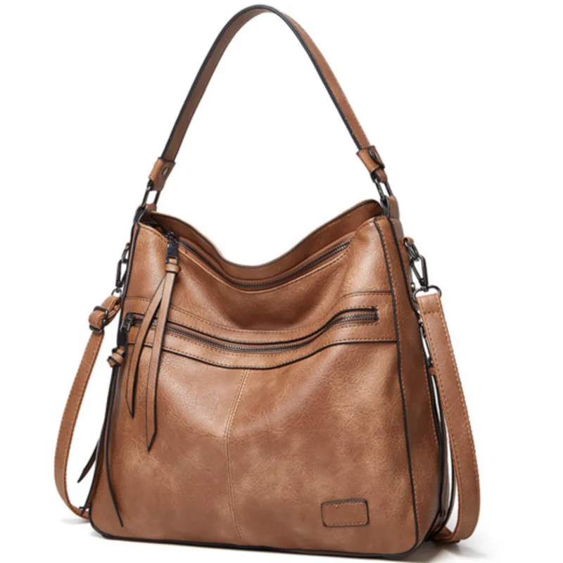 Shoulder Leather One Soft Bag Large Capacity Versatile Handbags For Women Casual High-Quality Messenger Crossbody Luxury Fashion