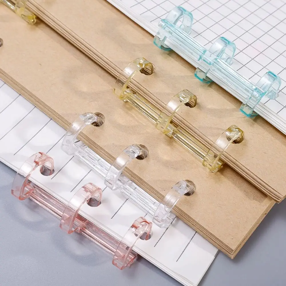 Creative Plastic Loose-leaf Ring Clip, 5 Colors Binder Rings
