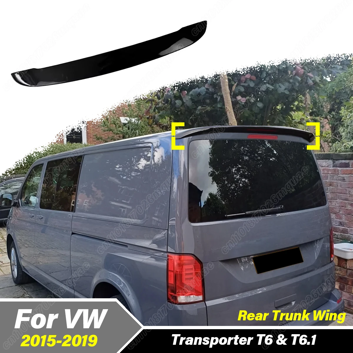 

For Volkswagen VW Transporter T6 & T6.1 2015 2016 2017 2018 2019 Automobile Rear Roof Spoiler Wing Exterior Decoration Body Kit