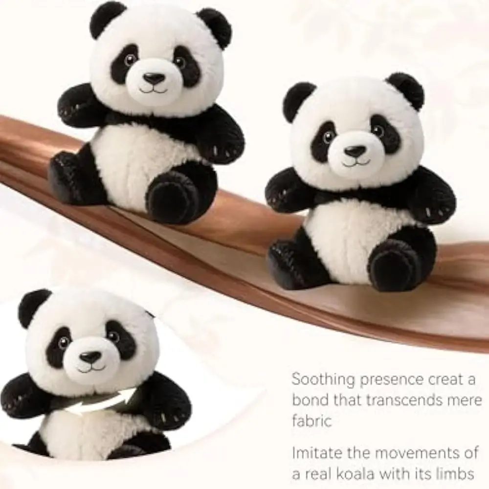 

Soft Panda Hugmotion You Plushtoy Emotional Support Panda Multi-function Emotional Engine Plush Toy Plush Toy