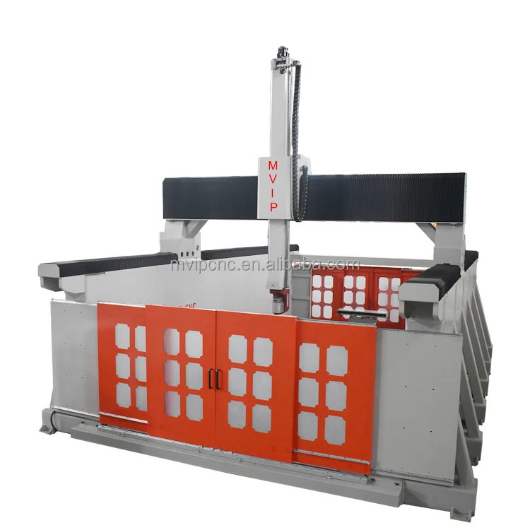 Gold supplier 5axis cnc metal milling 5 axis wood carving router machine