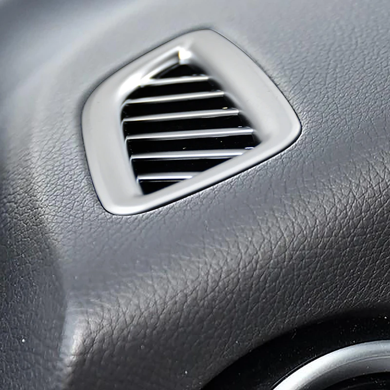 

Car Stickers Dashboard Air Conditioning Vent Frame Decoration Cover Trim For Mercedes Benz C Class W205 GLC X253 2015-2018 LHD