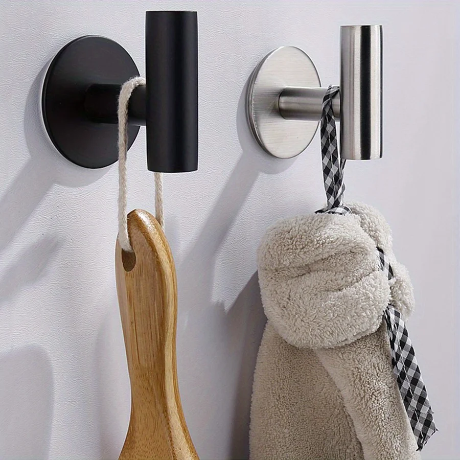 Stark klebende Wandhaken, selbstklebende Haken, Handtuchhalterhaken, Kleiderständer, Schlüsselhalter, Badezimmer- und Küchenzubehör
