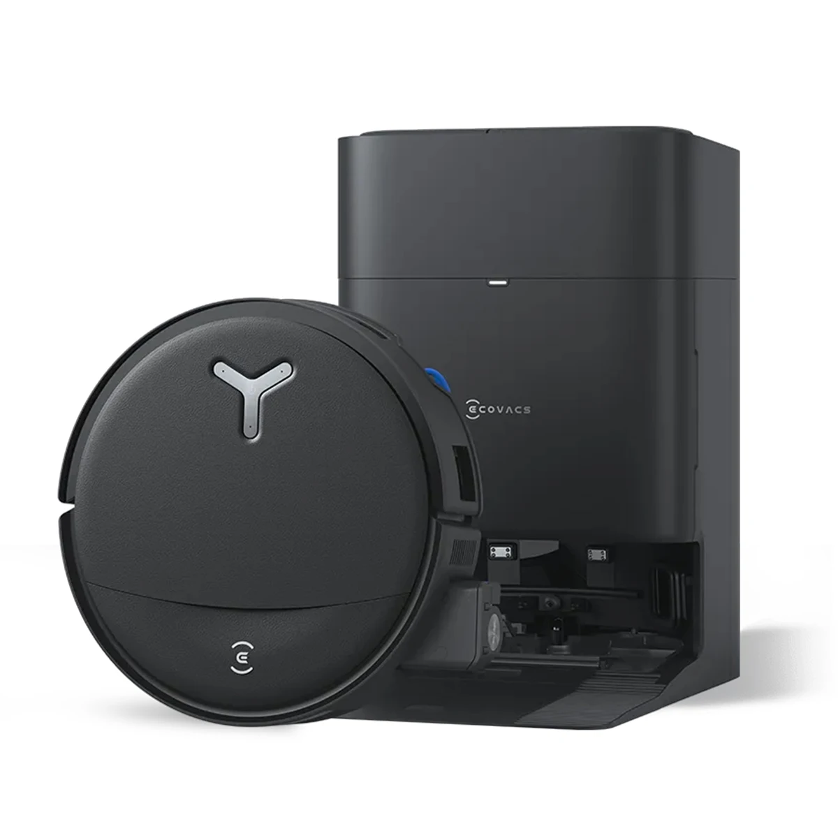 ECOVACS DEEBOT T80S Omni Robot Odkurzający z Funkcją Mopowania 24 800Pa OZMO Roller 2.0 Samoczynne Opróżnianie Automatyczne Mycie Mopa AI — 2