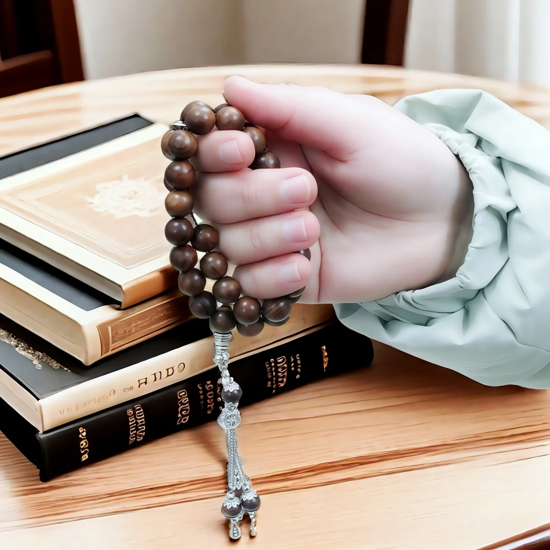 10 مللي متر 33 سبحة صلاة سوار الإسلامية مسلم الصلاة التأمل خشب الصندل دالبيرجيا odorifera سبحة صلاة للنساء الرجال