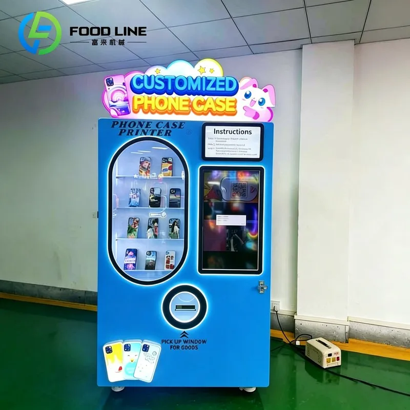 Phone Case Vending Machine Custom Phone Kiosk Personalized Mobile Covers Smart Retail Customized