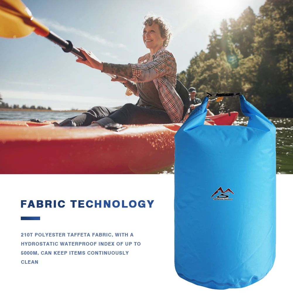 Drifting Rafting Bag Lightweight Swiming Bucket Dry Bag Inflatable with Hooks Removable Easy Installation for Outdoor Camping
