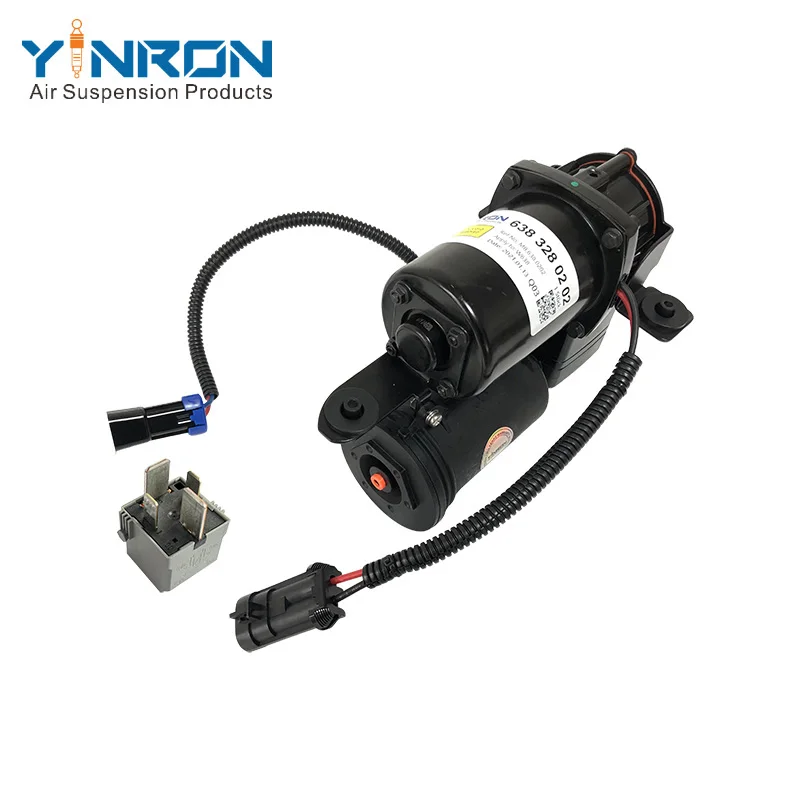 6383280302 For Mercedes Benz VITO W638 Brand New Air Supply Suspension Compressor Pump With Relay 6383280202 6383280402