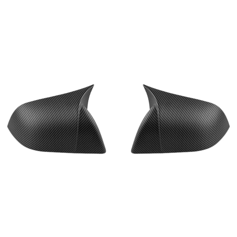 

Carbon Fiber Texture Matt ABS for Tesla Model 3 2019 2020 Rear View Mirror Cover Sticker Trim Car