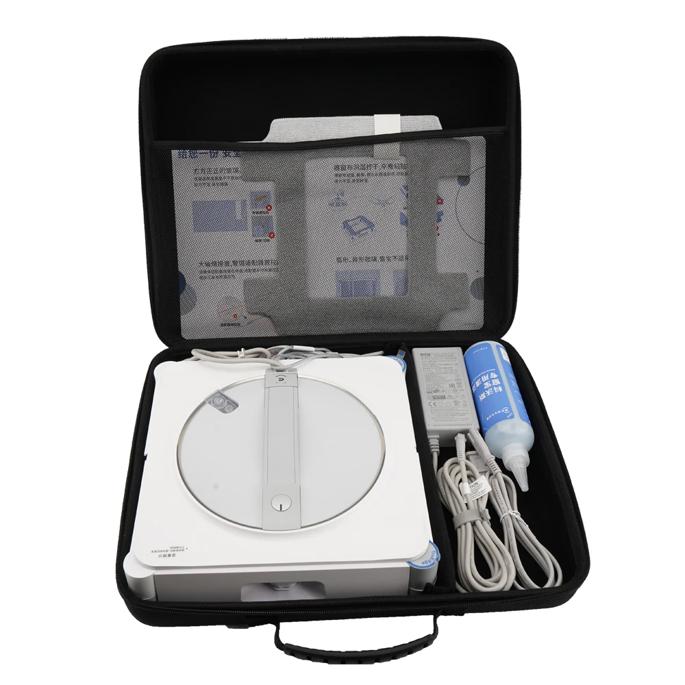 

Hard Case for ECOVACS W1S/W2S Window Cleaning Robot Storage Bag Wear Resistant Handbag Carry Case with Handle Mesh Pocket