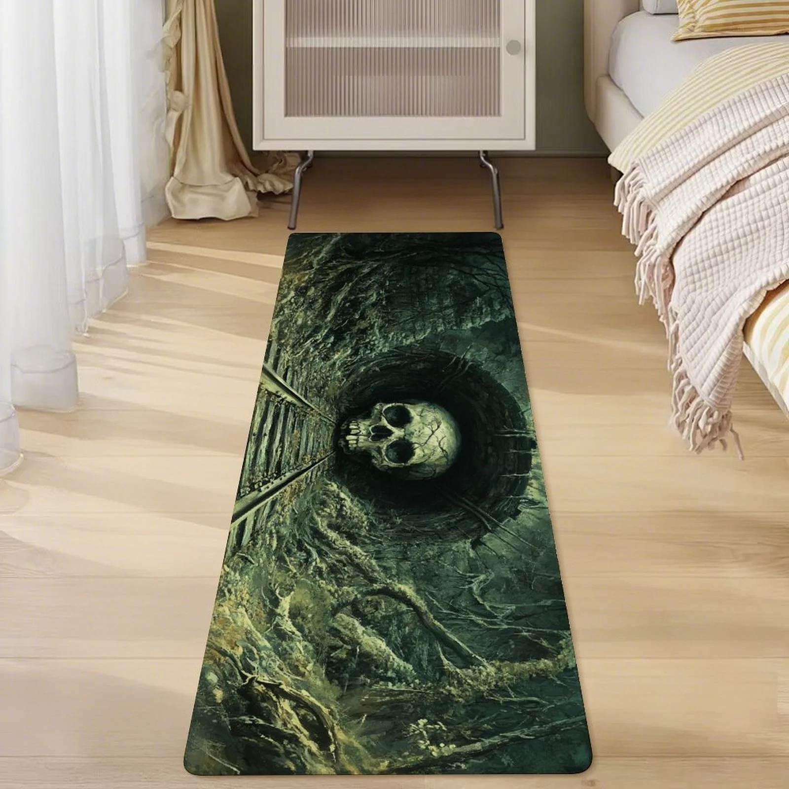 Halloween Tunnel Area Rug Bedside Living Sofa Side Kitchen Dining Room Corridor Patio Front Door Carpet Printed Runner Mat