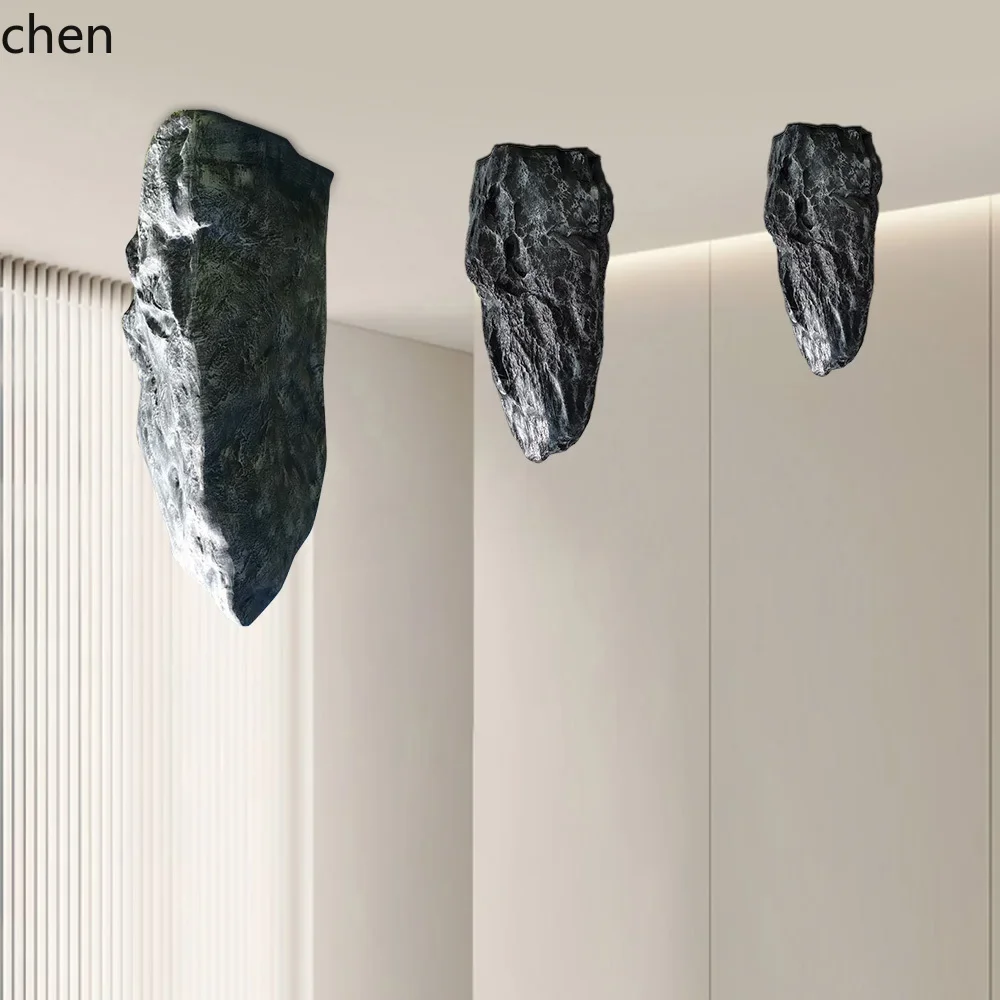 Simulated Suspended Ceiling Hanging Stone Fiberglass Living Room Clothing Display Window Ceiling Creative Concealment