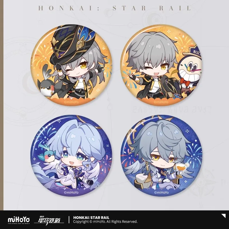 

[Подлинная] игра Honkai Star Rail Sunday Robin косплей осенний фестиваль Q.ver значок аниме мультфильм аксессуары брошь подарок на Хэллоуин