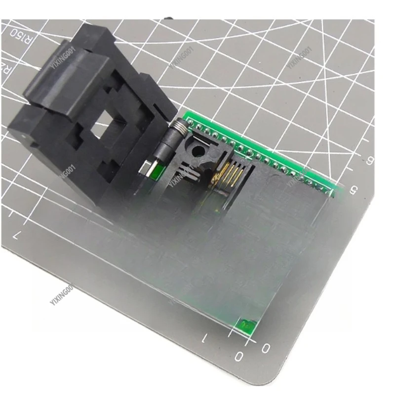 Imported ZIF-CS PLCC32 Clamshell Holder - Dedicated for DIL32/DIP32 Chip Burner